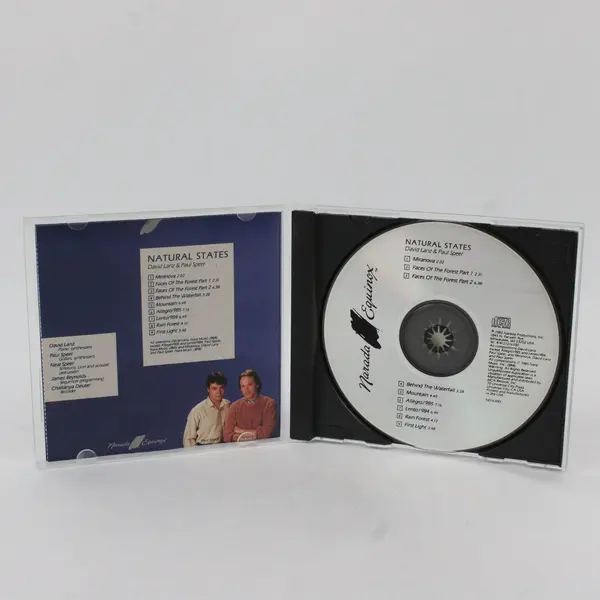 Natural States David Lanz and Paul Speer Music CD 1985 Narada Productions Inc