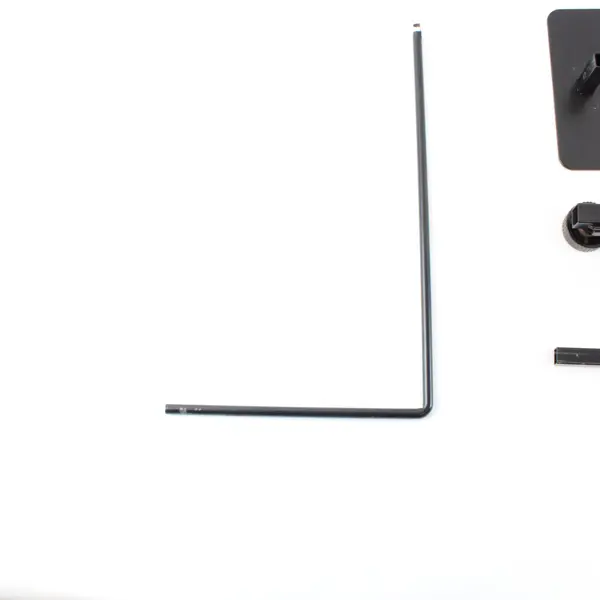 Adjustable Reptile Lamp Holder Black Metal 15in-36in