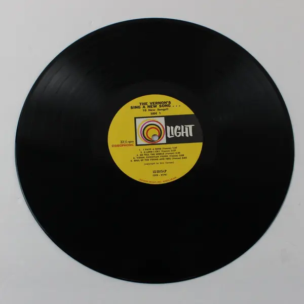 The Vernons Sing A New Song 12" Vinyl Record