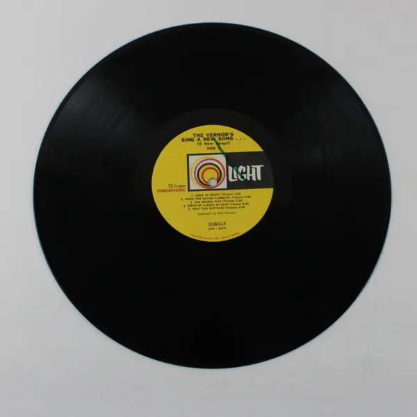 The Vernons Sing A New Song 12" Vinyl Record