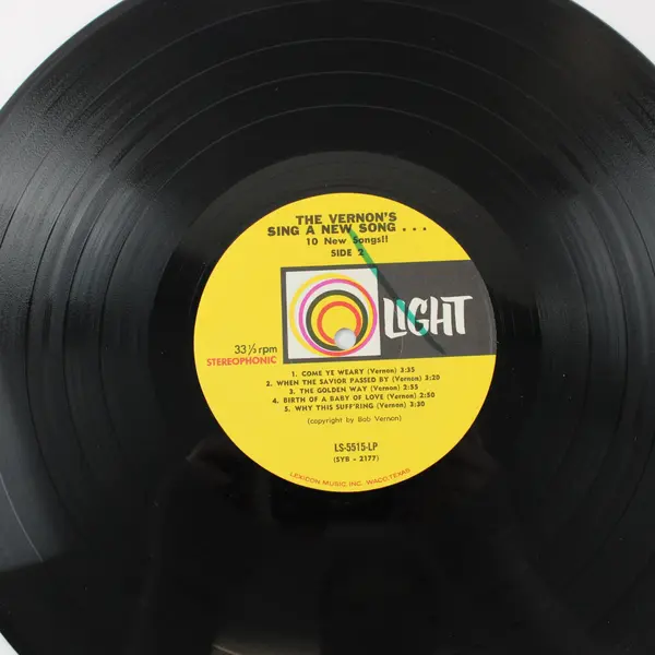 The Vernons Sing A New Song 12" Vinyl Record