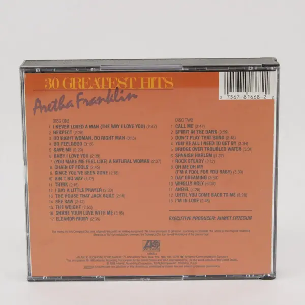 30 Greatest Hits - Aretha Franklin (2 Disc Set) 