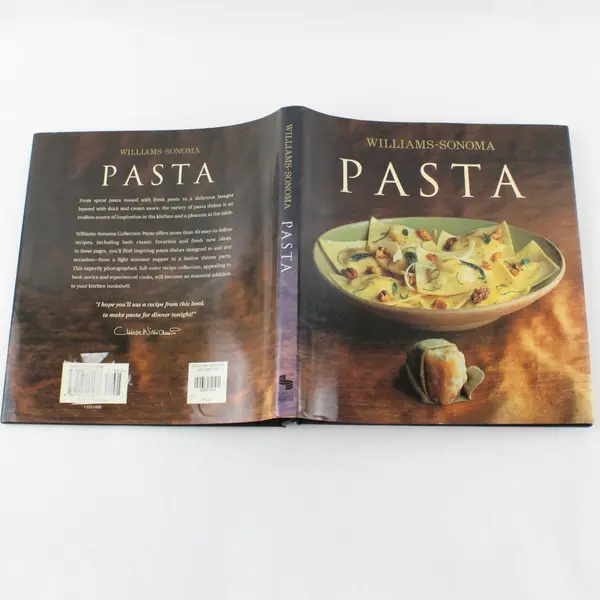 Vintage Williams-Sonoma Pasta Erica De Mane 1st Edition 2001 Hardcover DJ Good