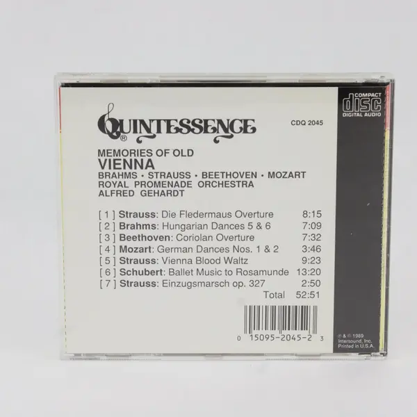 Memories of Old Vienna Royal Promenade Orchestra Alfred Gehardt CD 1989
