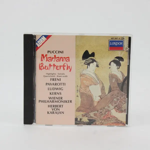 Puccini Madama Butterfly Highlights CD Freni Pavarotti Herbert von Karajan
