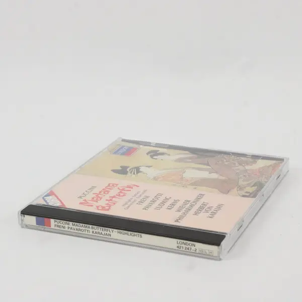 Puccini Madama Butterfly Highlights CD Freni Pavarotti Herbert von Karajan