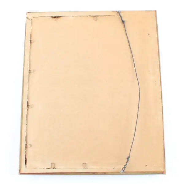 Vintage Ornate Gold Photo Frame w/Hanger 7.8x9.4