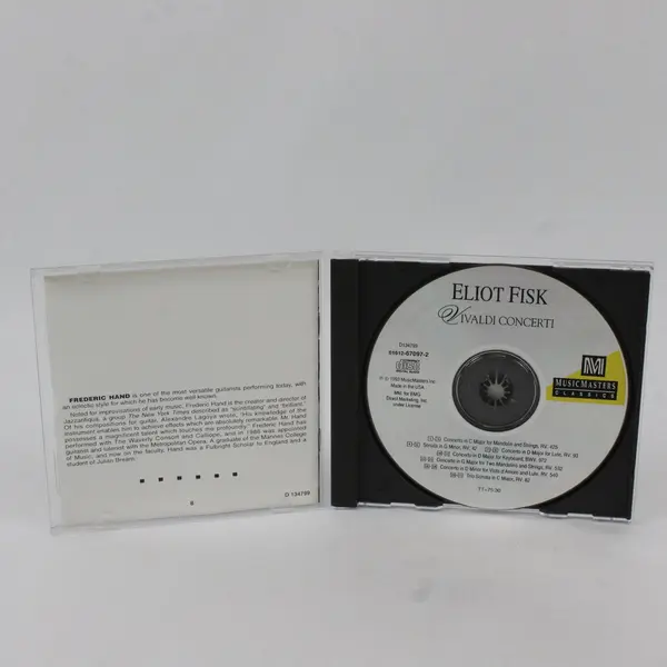 Eliot Fisk Vivaldi Concerti Other Works Orchestra of St. Luke's CD 1993