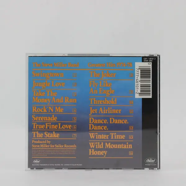 Greatest Hits 1974-78, Steve Miller Band (CD, Capitol Records)