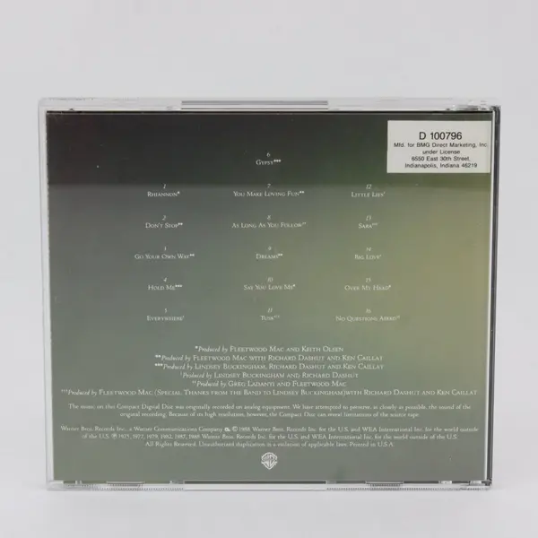 Fleetwood Mac-Greatest Hits CD 1988 Warner Bros Records