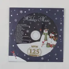 VFW Veterans of Foreign Wars 125 Years of Service Holiday Music CD