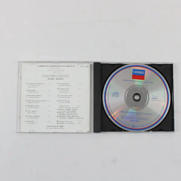 Carreras Domingo Pavarotti in Concert Zubin Mehta CD 1990