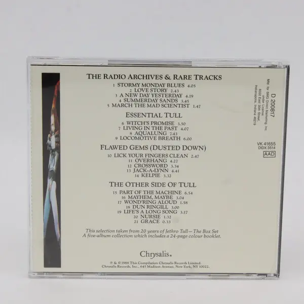 20 Years of Jethro Tull - CD - Chrysalis Records