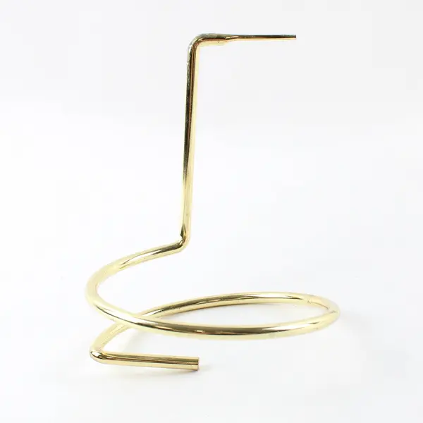 Set of 6 Gold Tone Metal Curtain Tie Backs Drapery Holdbacks