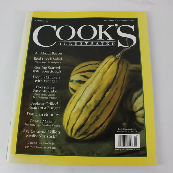 Lot of 4 Cook's Illustrated Magazines from 2020 & 2021