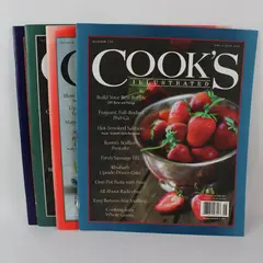 Lot of 4 Cook's Illustrated Magazines from 2021 