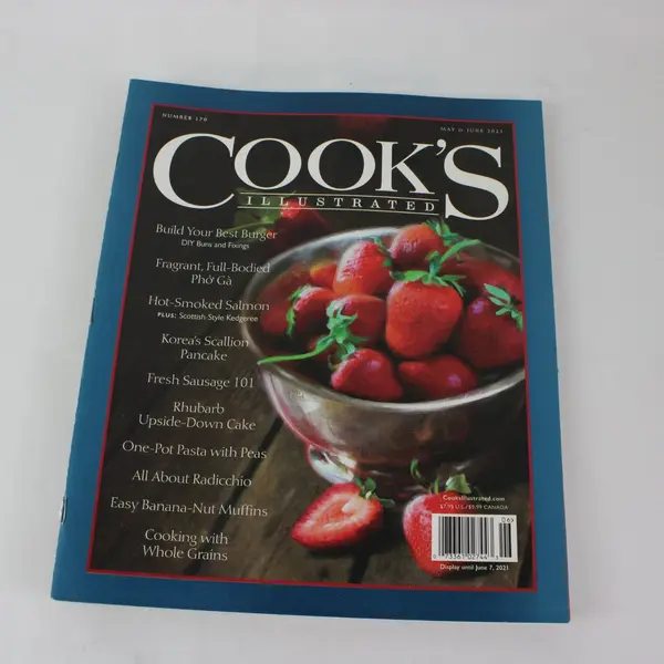 Lot of 4 Cook's Illustrated Magazines from 2021 