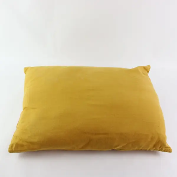 Bee & Willow Embroidered Goldenrod Yellow Rectangular Throw Pillow 14x21
