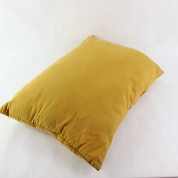 Bee & Willow Embroidered Goldenrod Yellow Rectangular Throw Pillow 14x21