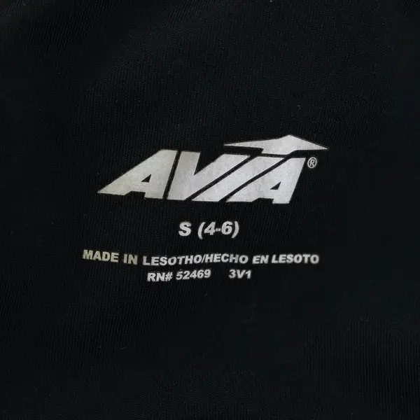 Avia Womens Black Activewear Leggings Size Small 4-6