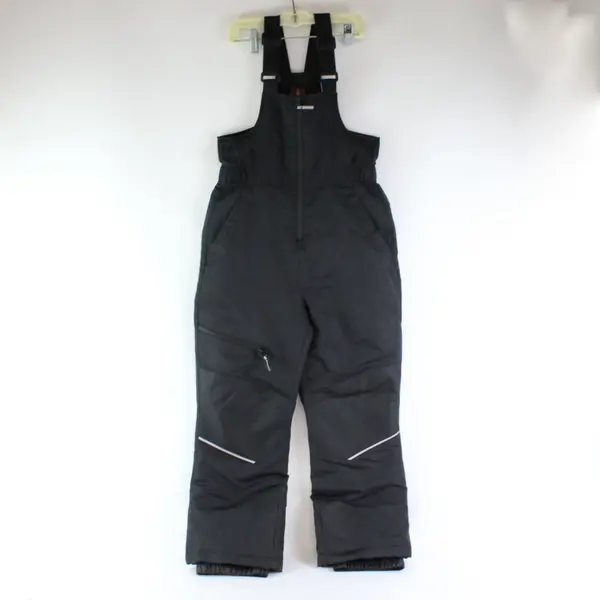 Swiss Tech Black Snow Bib Pants Kids' Size Medium 7-8