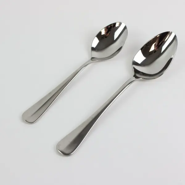 Lot of 2 Solex First Stainless Teaspoon & Soup Spoon 