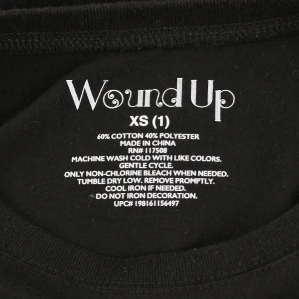 Wound Up Karma Made Me Do It Black Pink T-Shirt Juniors XS