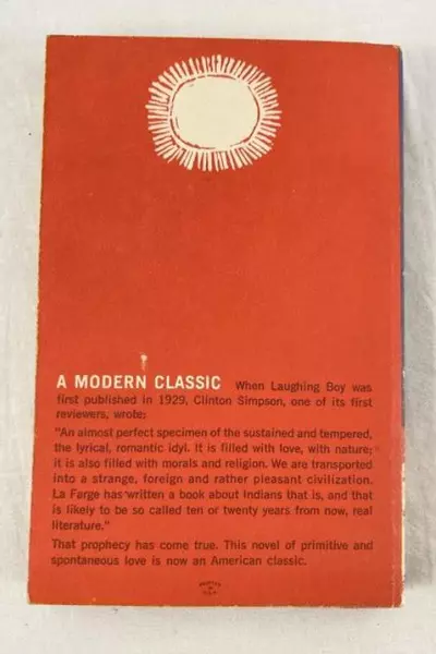 1959 Laughing Boy Oliver La Farge PB Book Pocket Library Navajo Love Story