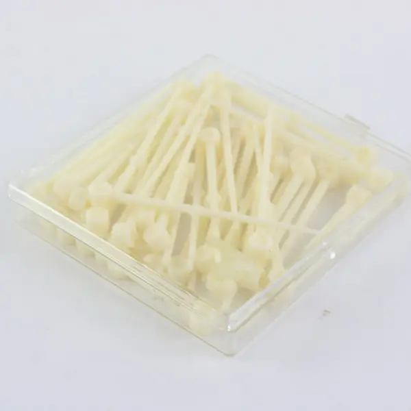 Vintage Hair Roller Pins Off-White 