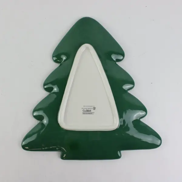 Department 56 Time To Celebrate Christmas Tree Serving Plate 12in
