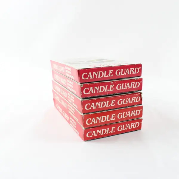 Lot of 5 Candle Guard Solid Brass Automatic Candle Snuffer Boxes