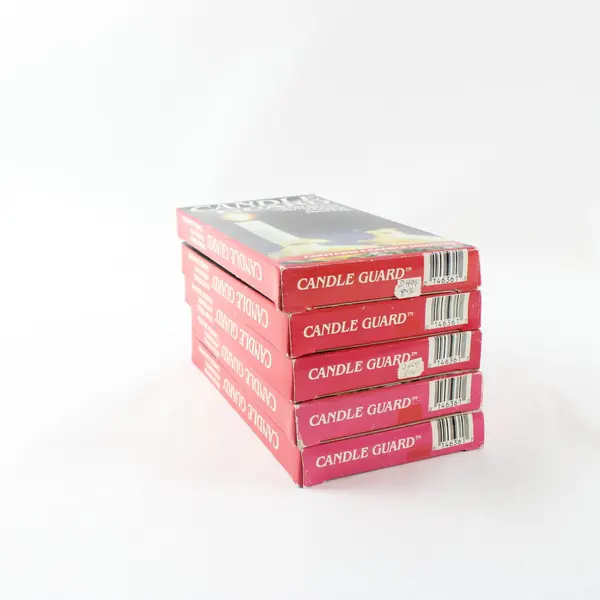 Lot of 5 Candle Guard Solid Brass Automatic Candle Snuffer Boxes
