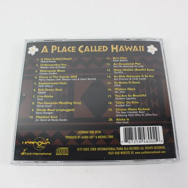 A Place Called Hawaii by Various Artists 2002 CD Hana Ola Records
