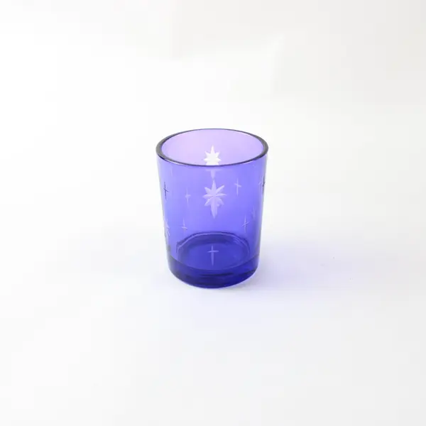 Lot of 12 Dennis East Holiday Etched Votive Candle Holders