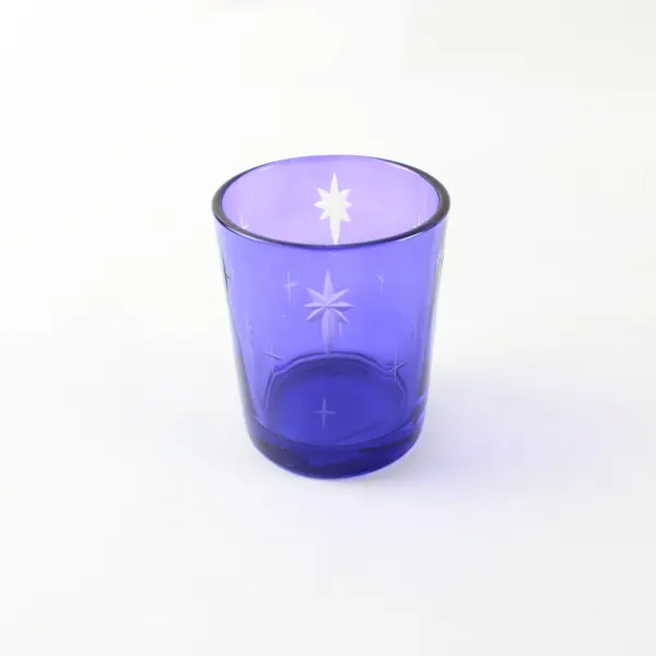 Lot of 12 Dennis East Holiday Etched Votive Candle Holders