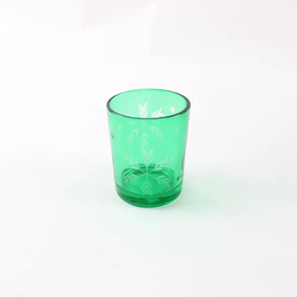 Lot of 12 Dennis East Holiday Etched Votive Candle Holders
