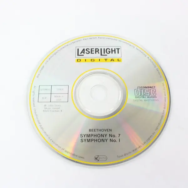 Beethoven Symphonies Nos. 1 & 7 CD Laserlight 1988 Hungarian Philharmonic
