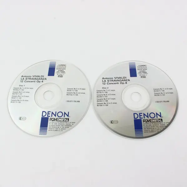 Vivaldi La Stravaganza 12 Concerti Op. 4 2 CDs I Solisti Italiani 1994