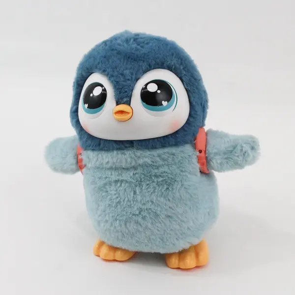 Moose Little Live Pets Blue Penguin Interactive Electronic Toy Walking Sounds