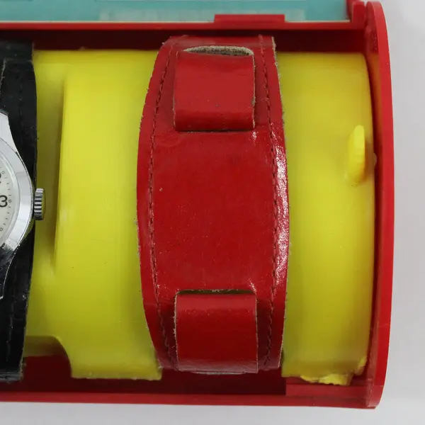 Vintage Disney Mickey Mouse Bradley Time Watch Set As-Is
