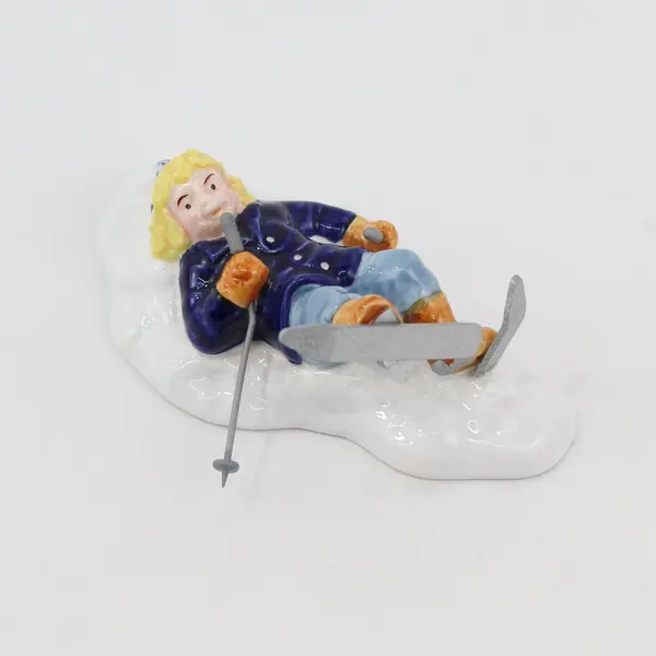 Dept 56 Original Snow Village Skaters & Skiers 3 Piece Set #54755 Box