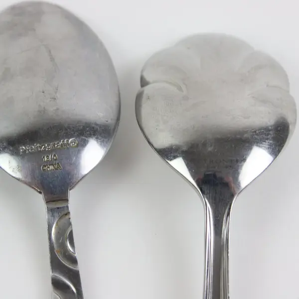 Set of 4 Mismatched Stainless Steel Spoons Sugar Spoon Assorted Brands