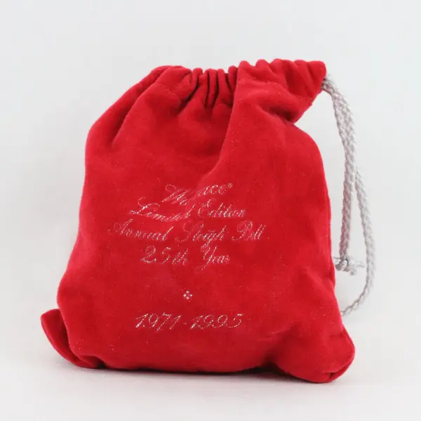 VTG Wallace Silversmiths 1995 Annual Christmas Bell 25th Edition 3" Tall w/Box 