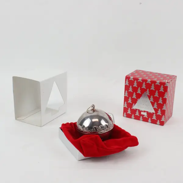 Wallace Silversmiths 1999 Annual Christmas Sleigh Bell 3in Orig Box Felt Bag