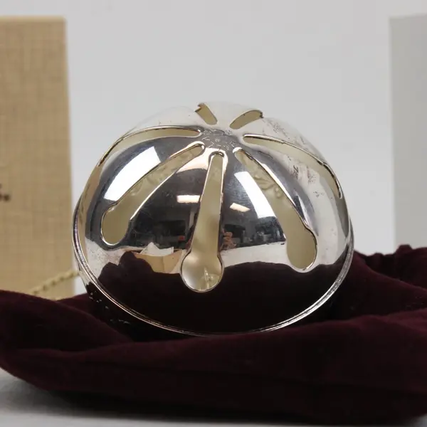 Wallace Silversmiths 2006 Annual Xmas Silver-Plated Sleigh Bell 3" Ornament