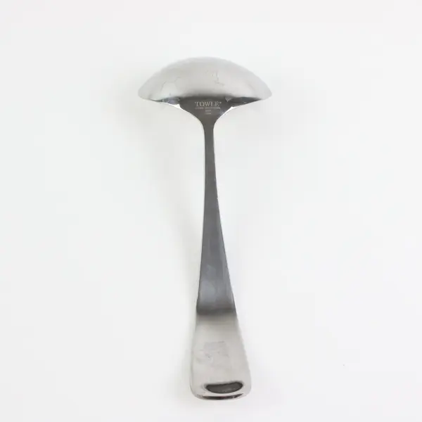 Towle Living Collection Basic Glossy Stainless Steel 18/0 Gravy Ladle 7 5/8"