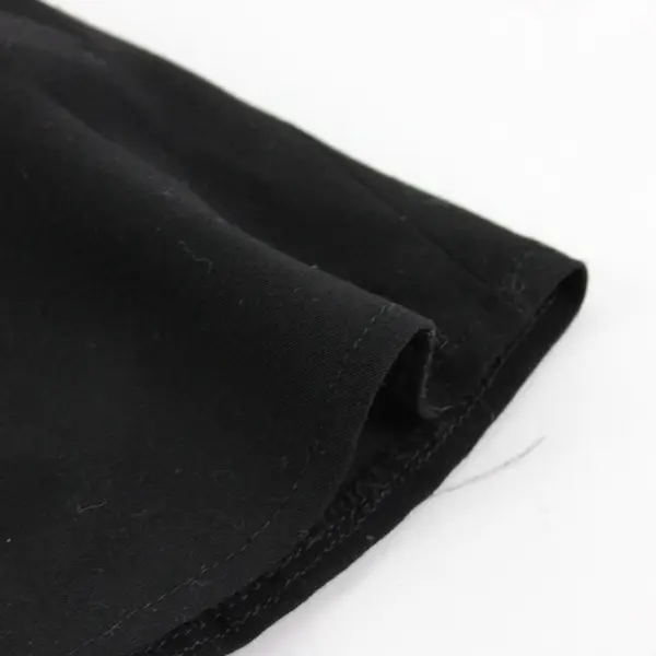White House Black Market Black Knee Length Skater Skirt Womens Size 8
