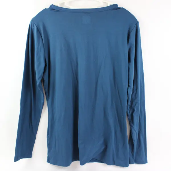32 Degrees Heat Womens Size L Teal Long Sleeve Activewear Top Shirt