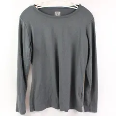 32 Degrees Heat Womens Size L Gray Long Sleeve Activewear Top Shirt