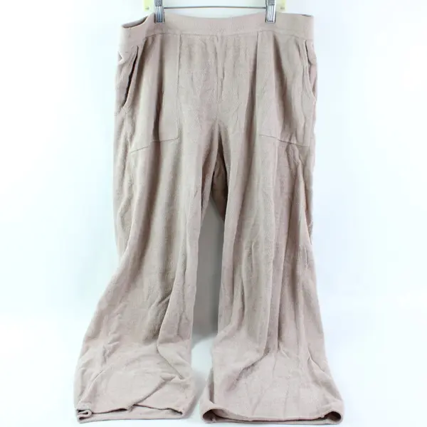 Barefoot Dreams BDWCU22618 Women's L Beige CozyChic Ultra Lite Pajama Pants